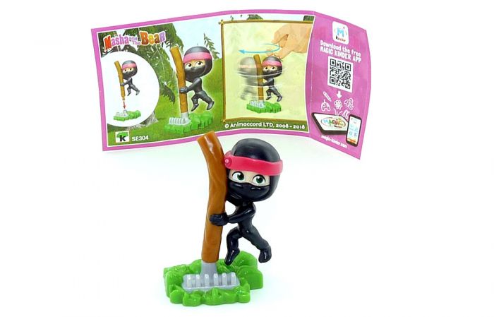 Mascha als Ninja mit Beipackzettel aus der Serie Mascha und der Bär 5 (SE304)