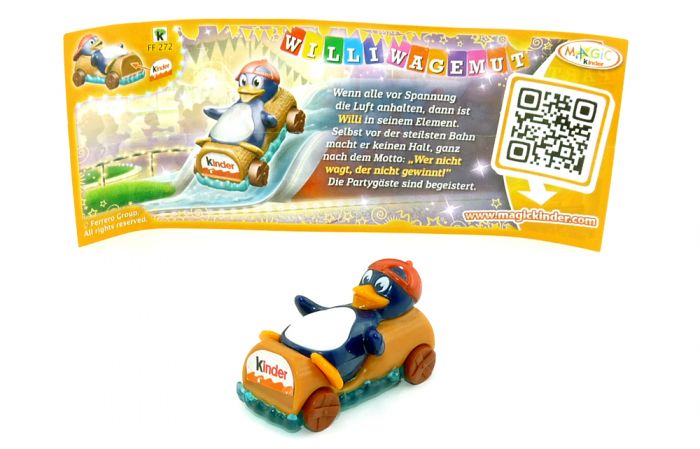 Willi Wagemut mit Beipackzettel (Die Geburtstagsparty)