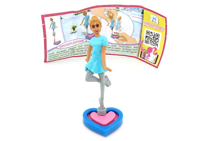EISKUNSTLÄUFERIN mit Zettel EN381 (Die Barbie Traumberufe)