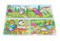 Yogi Bear: Europa Superpuzzle mit Beipackzetteln (60 Puzzleteile)