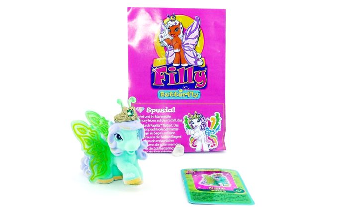 Filly Unicorn Butterfly "Momo" mit BPZ und Karte
