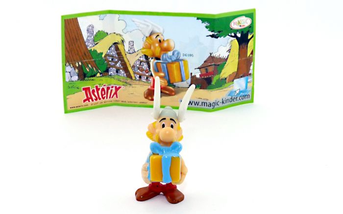 Asterix Variante mit geraden Kopf. Aus der Asterix Jubiläumsserie mit deutschen BPZ  (Ü-Ei Variante)