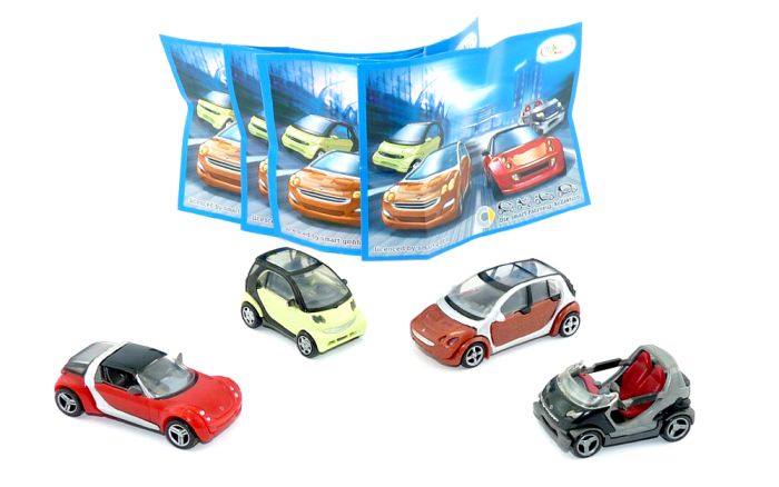 1 Satz smart Modelle von 2005 mit allen Beipackzetteln