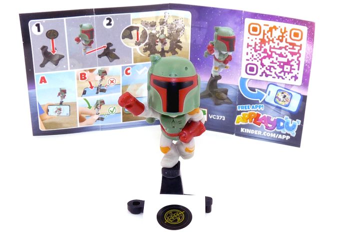 Boba Fett von Star Wars 2025 mit Beipackzettel und Aufkleber (Kennung VC373)