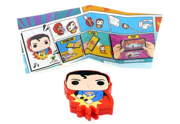 Funko DC Heroes SUPERMAN mit Beipackzettel Kennung VT85