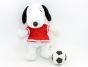 Snoopy Figur als Fußballer (Plüschfigur aus dem Maxi Ei)