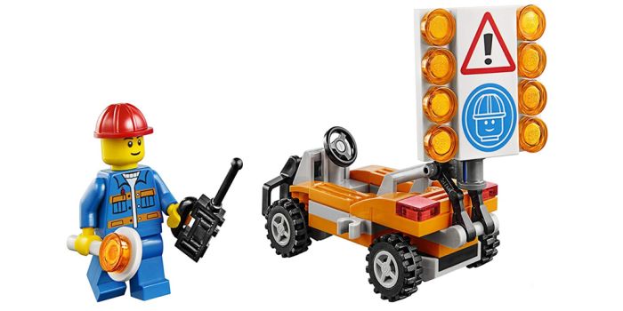 LEGO City Baustellen Absicherung im Polybag [Nummer 30357]