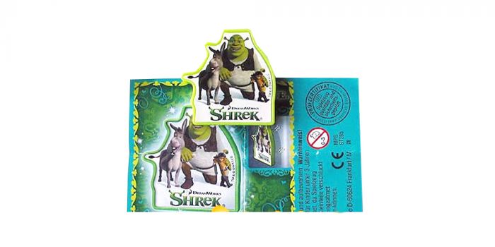Magnet von Shrek der Dritte mit Beipackzettel (Spielzeug)