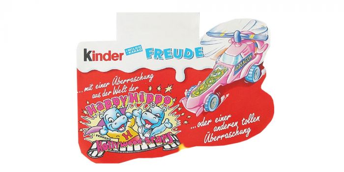 Kinder Freude Happy Hippo Hollywood (Palettenanhänger)