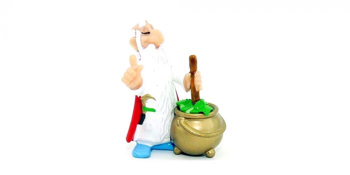 Miraculix aus der Serie Asterix und die Römer aus dem Jahr 2000