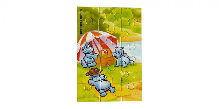 Puzzleecke von den Happy Hippos unten links ohne BPZ