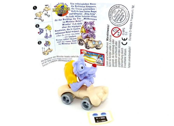 Wolf mit Fahrzeug vom Monster Hotel